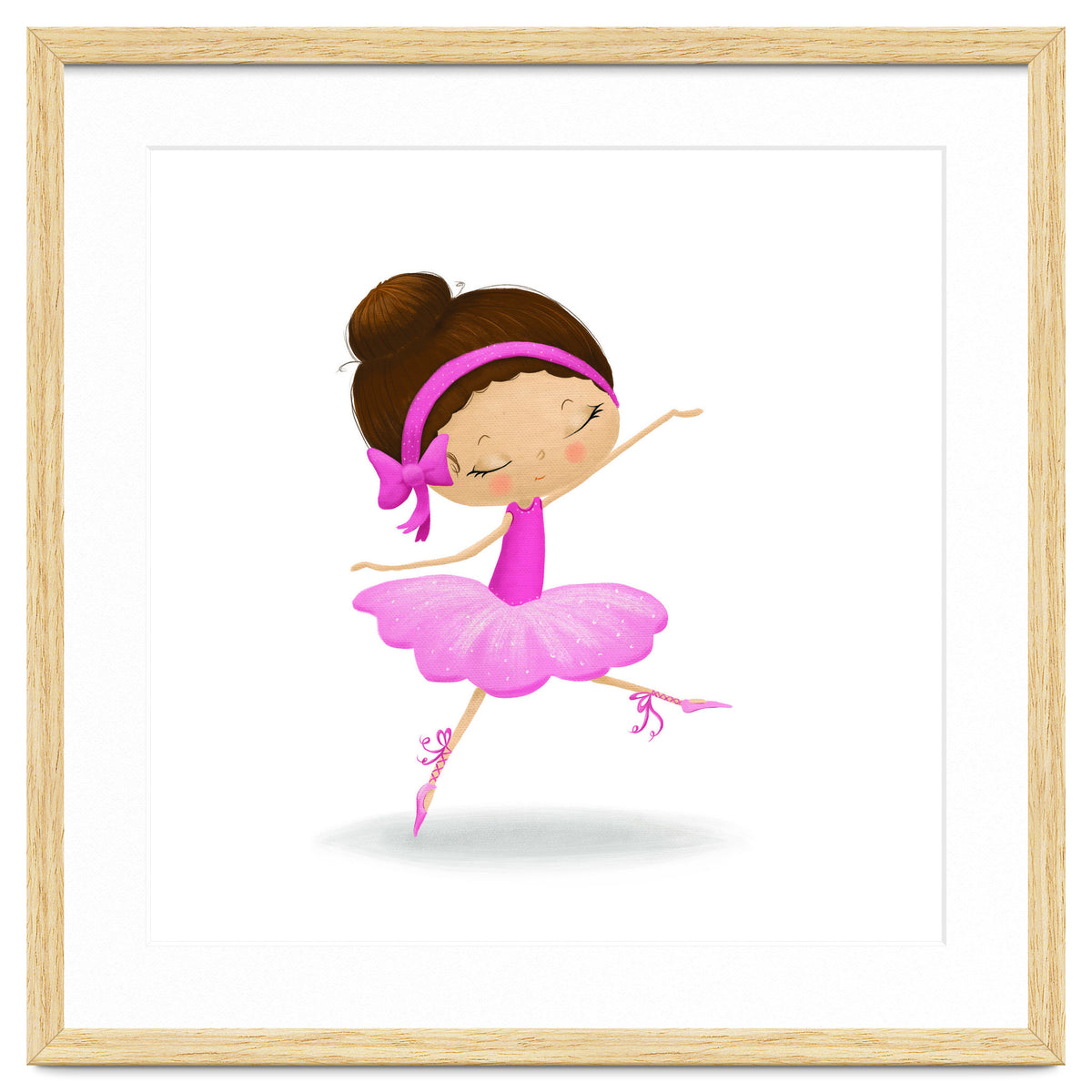Adorable Ballerina Nursery Print