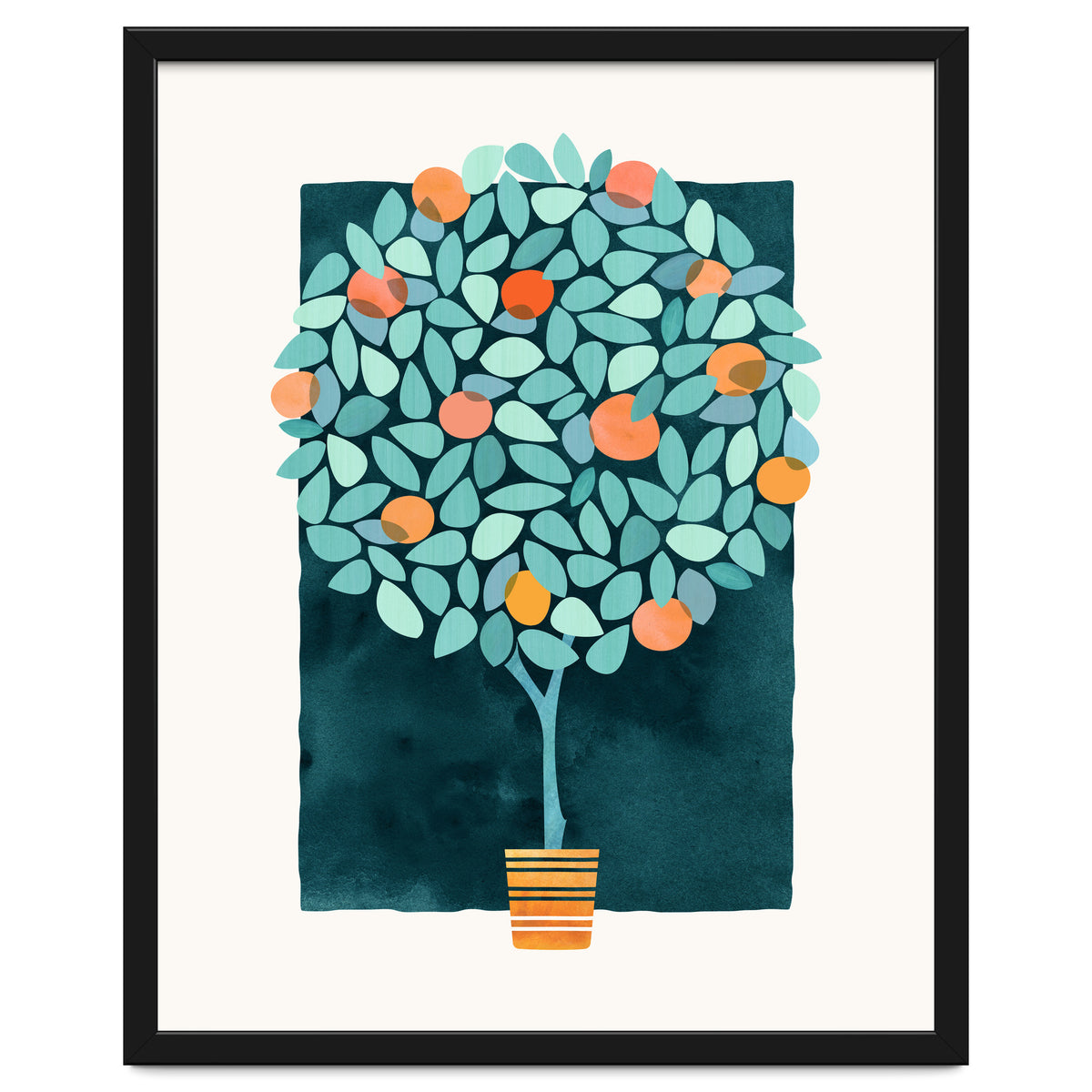 Orange Tree At Midnight