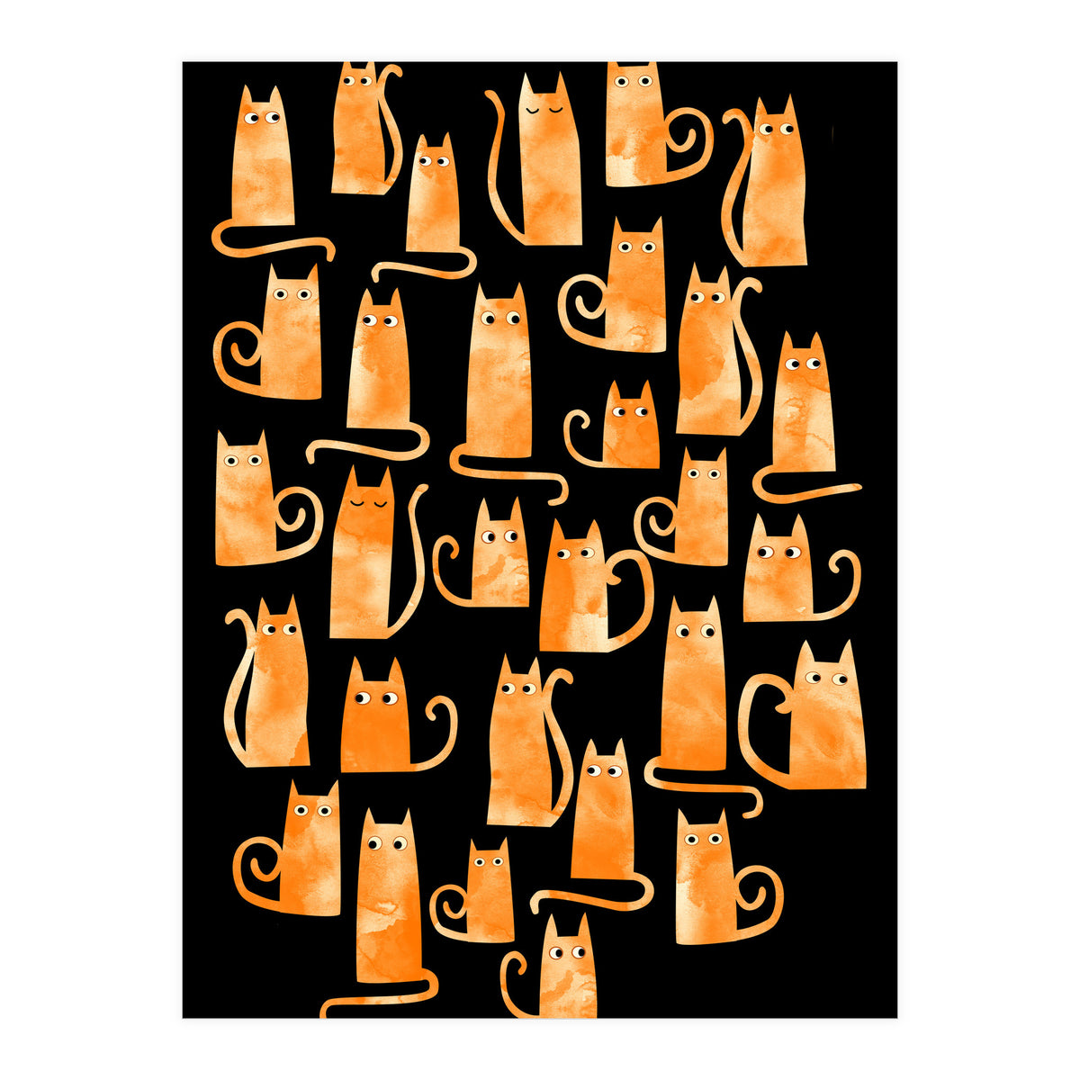 Ginger Cats Dark (Print Only)