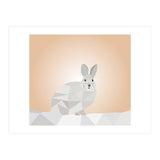Rabbit Low Poly Art (Print Only) thumbnail