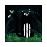 Cat 18: Camouflage Cat (Print Only) thumbnail