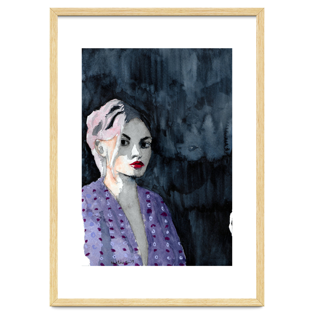 Untitled #25 - Woman in purple