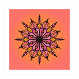 SUNSET CORAL MANDALA (Print Only) thumbnail