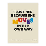 The Kooks  -She Moves In Her Own Way (Print Only) thumbnail