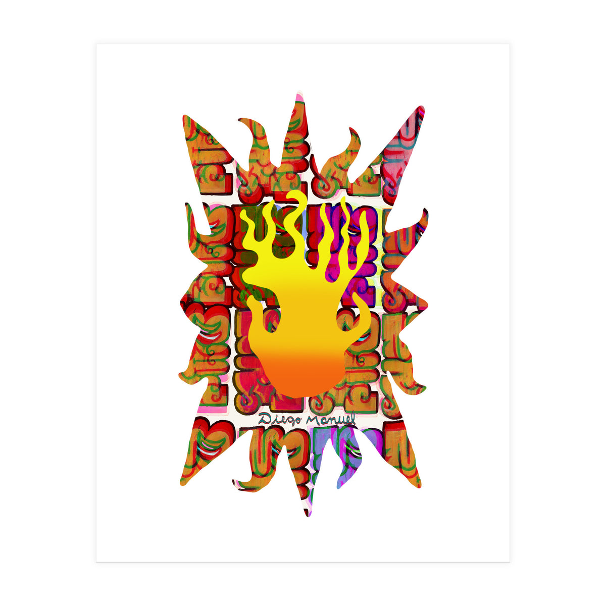 Fuego 4 Copia (Print Only)