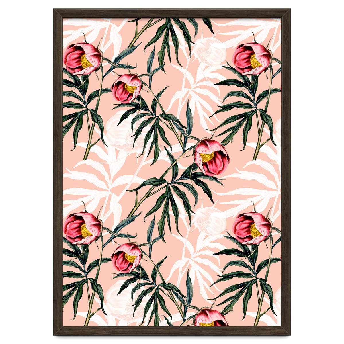 Flowery blooming pink