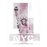 NYC Statue of Liberty | pink marble (Print Only) thumbnail