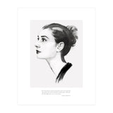 Audrey Hepburn, Quote Black (Print Only) thumbnail