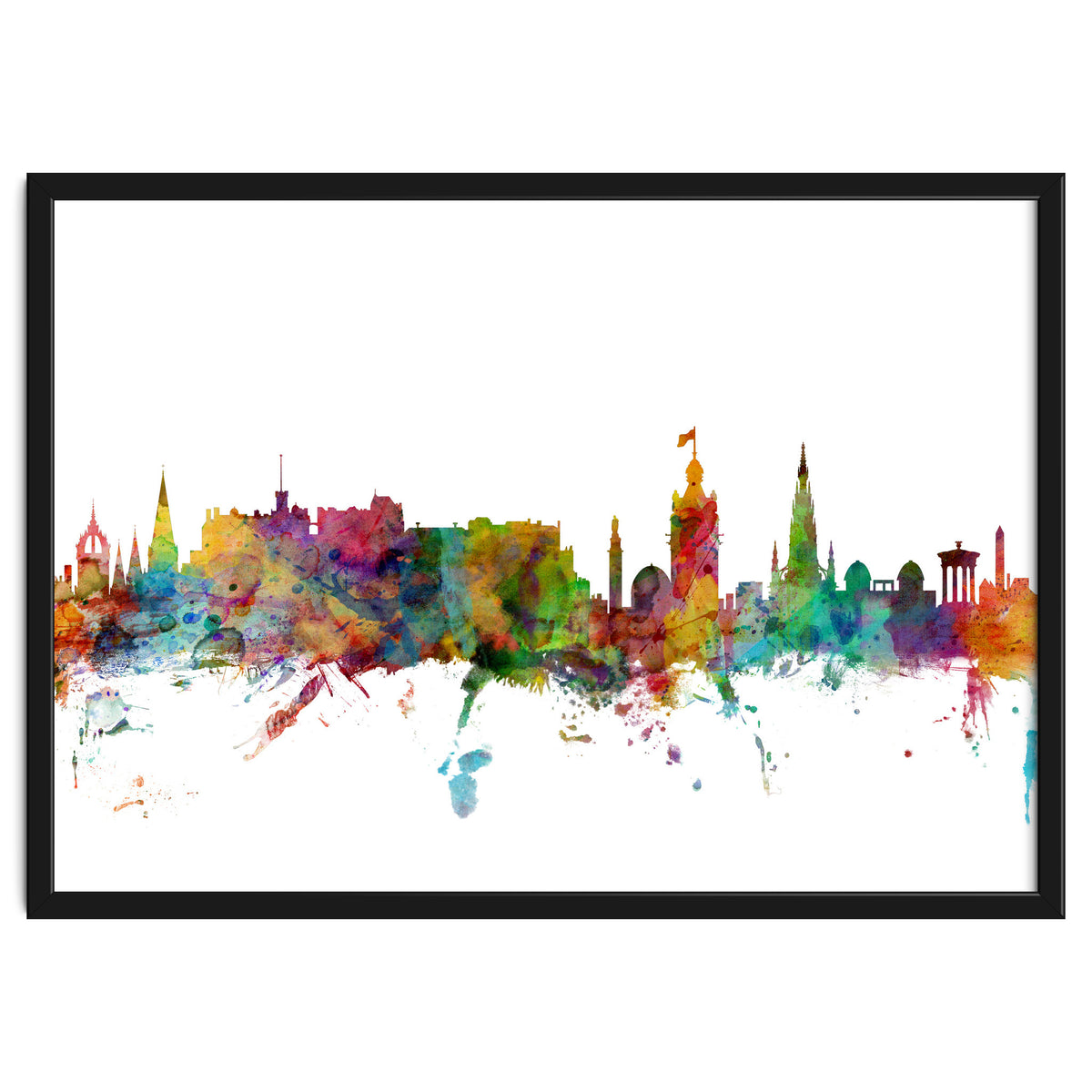 Edinburgh Scotland Skyline