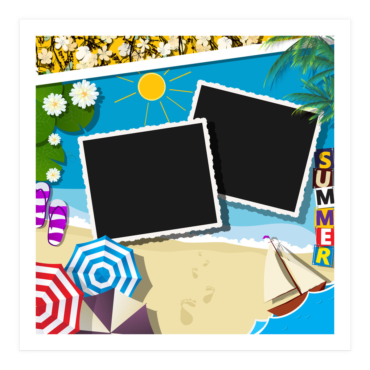 Summer Celebration Collage (Print Only)