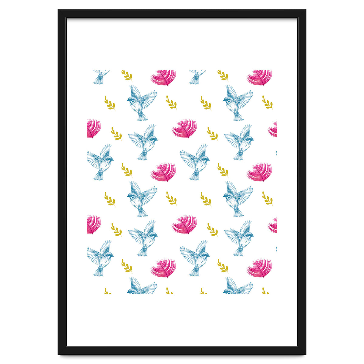 Blue Bird Pattern