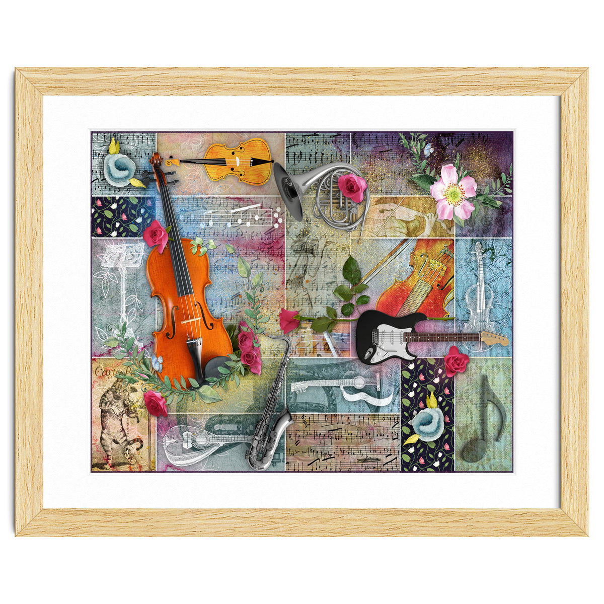 Musical Garden Collage