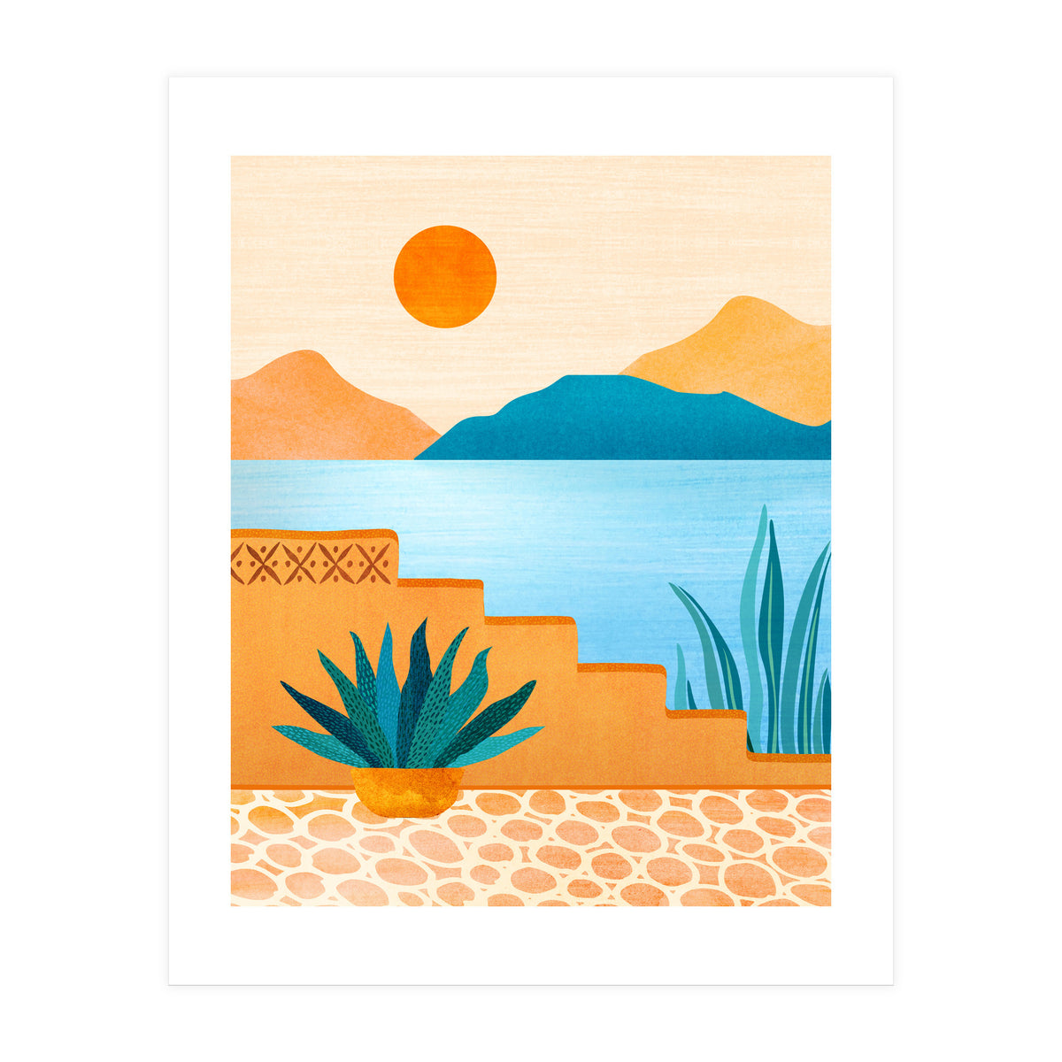 Baja Landscape Illustration (Print Only)