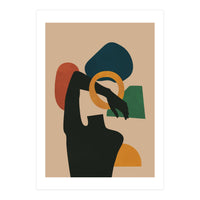 Abstract Body Mind Modern Mid Century (Print Only)