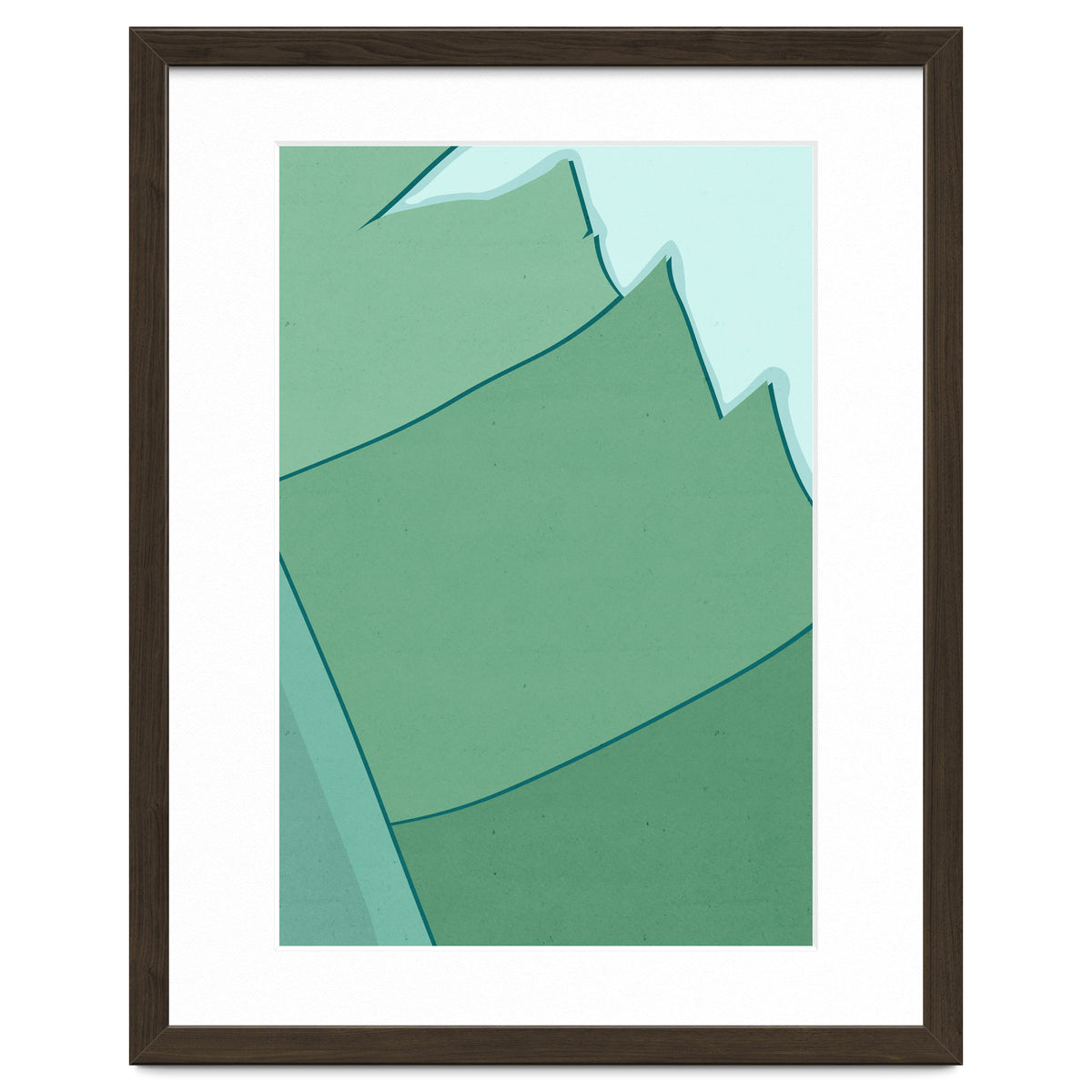 Abstract Banana Leaves Three - Greener Eden