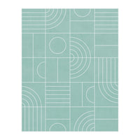 My Favorite Geometric Patterns No.25 - Light Blue (Print Only)