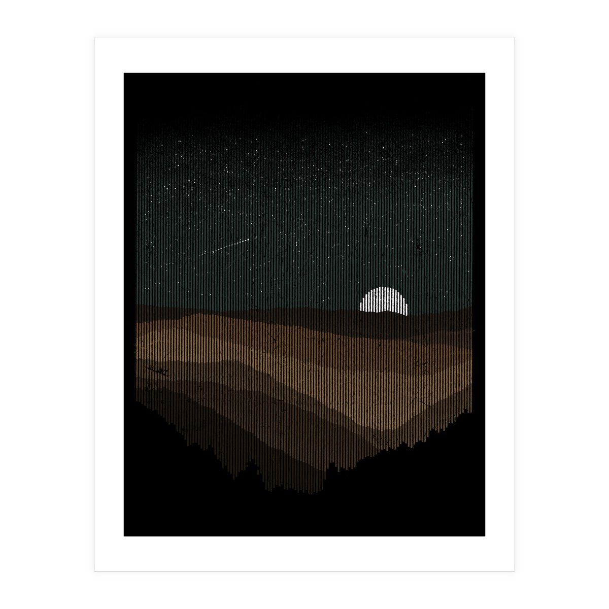 Moonrise (Sepia) (Print Only)
