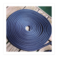 Blue rope coil (Print Only)