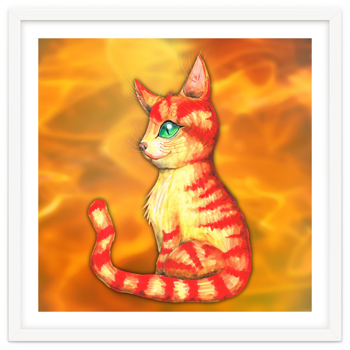 Fiery Cat