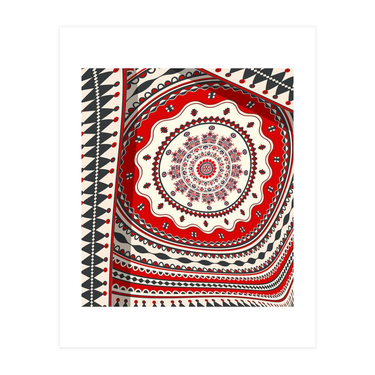 Romanian embroidery background 25 (Print Only)