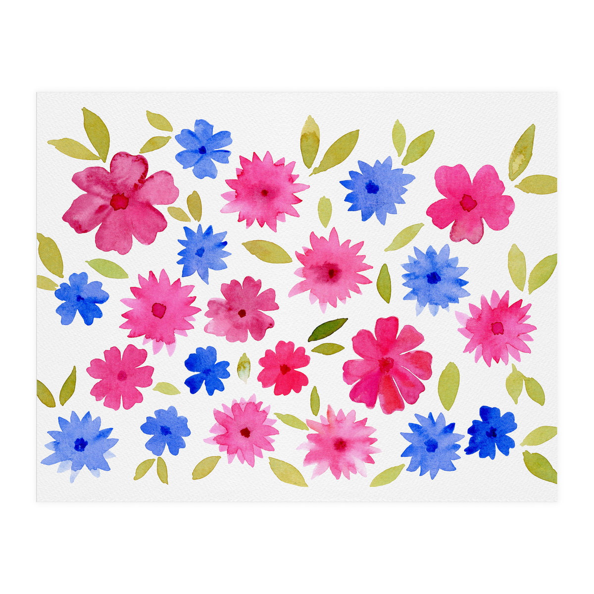 Hippie Flowers (Print Only)