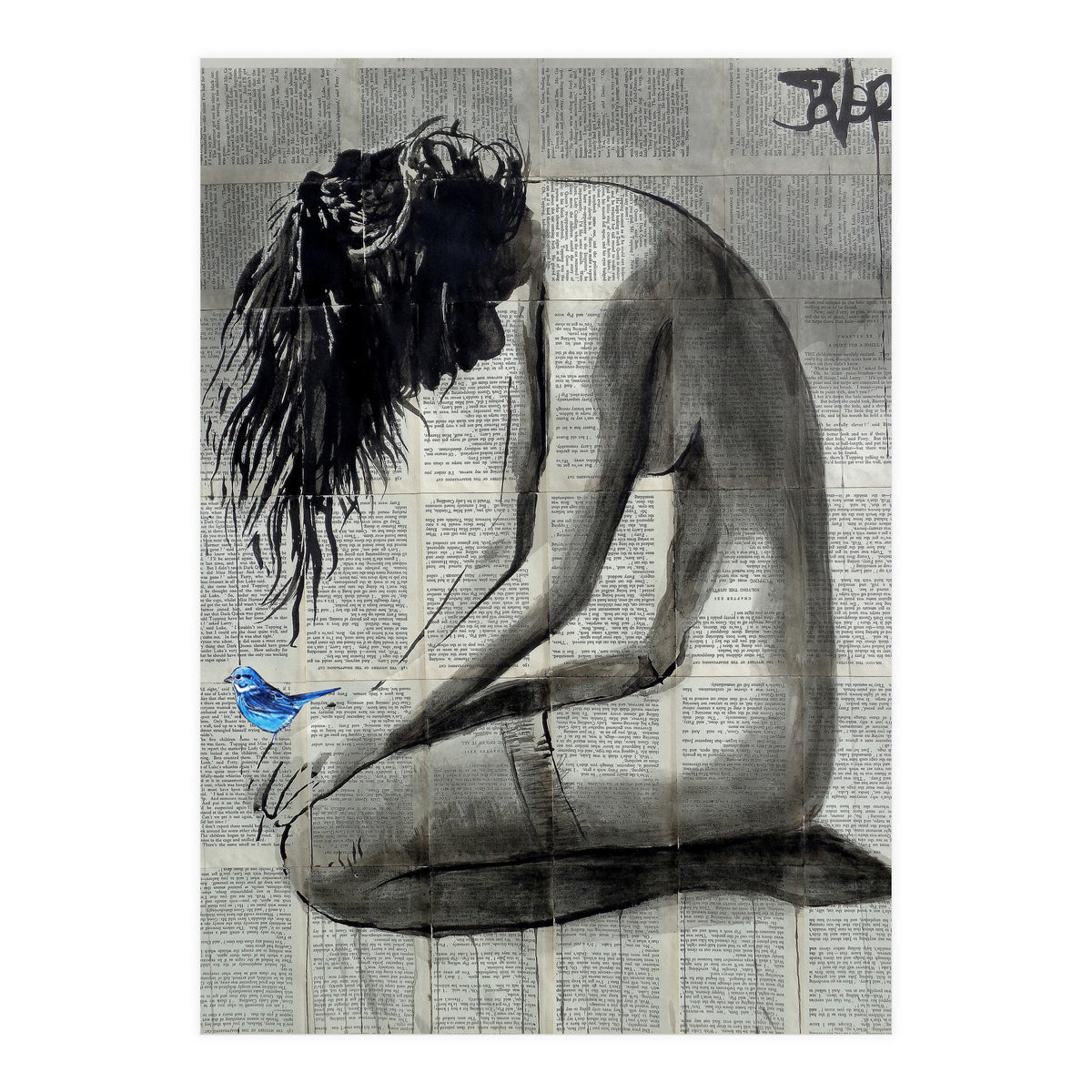 A Little Blue (Print Only)