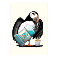 Puffin using Mouthwash (Print Only)