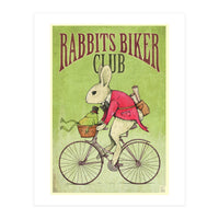 Rabbits Biker Club (Print Only)