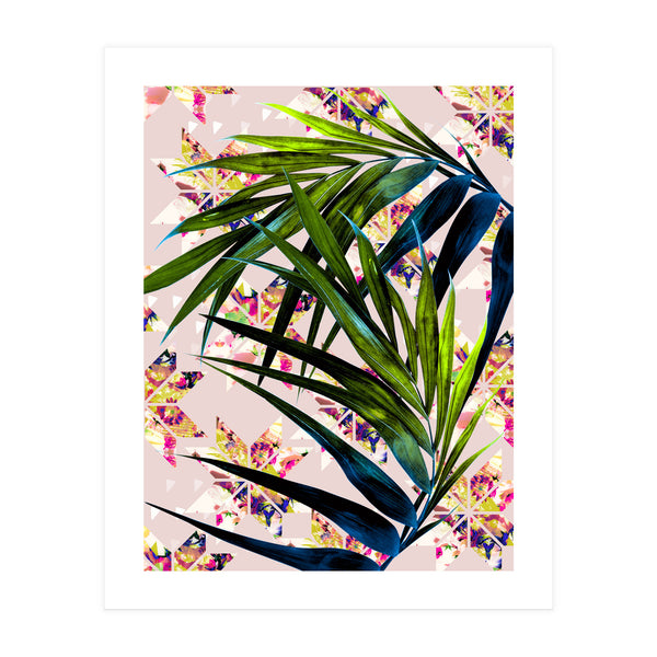 Leaves on mosaic  (Print Only)