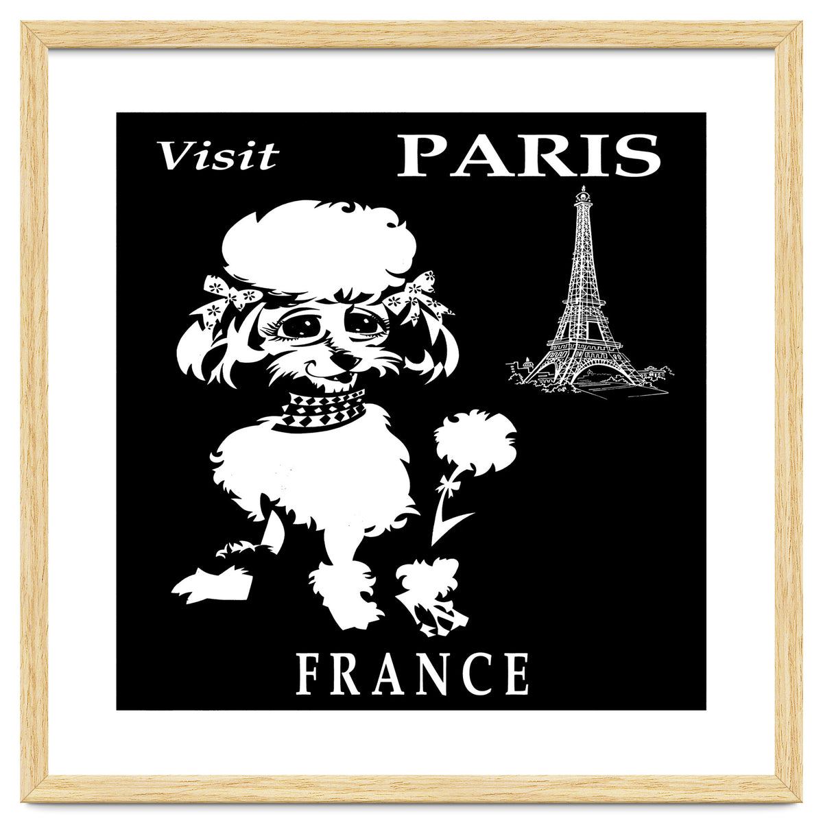 Paris France Travel Poster