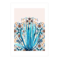 Cactus and Moroccan tiles (Print Only)