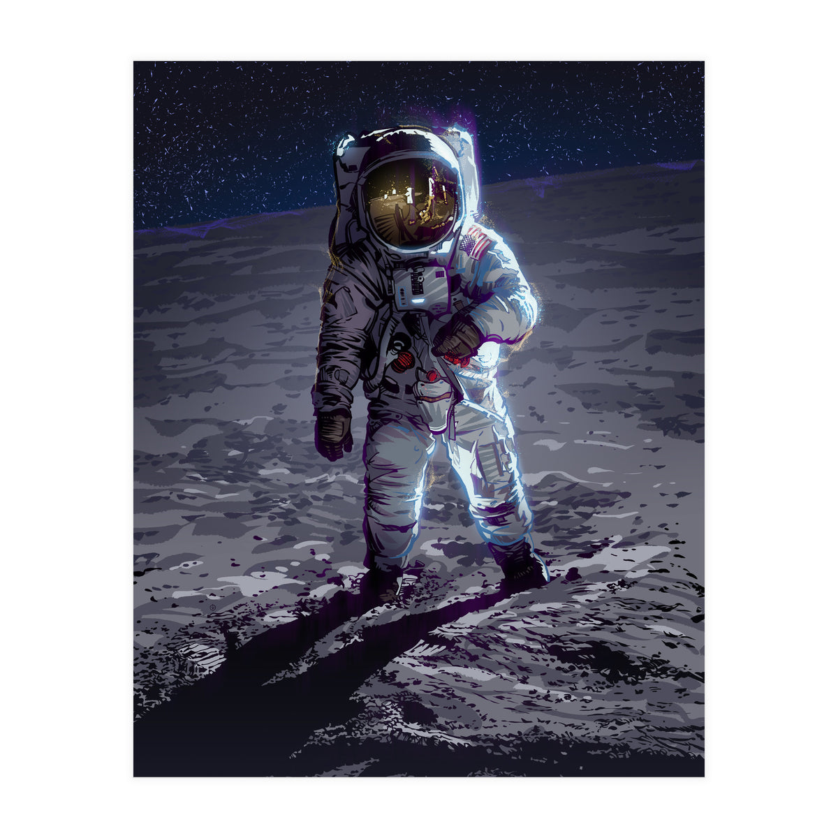 Apollo 11 Astronaut (Print Only)