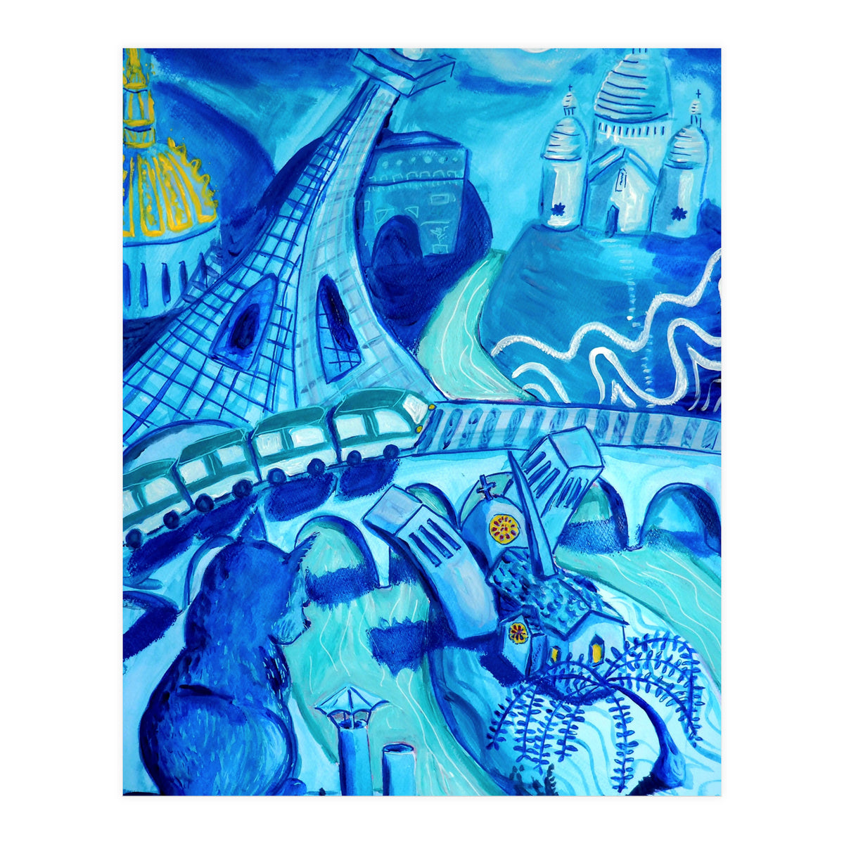 Night In Paris (Print Only)