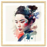 Watercolor Modern Geisha #4