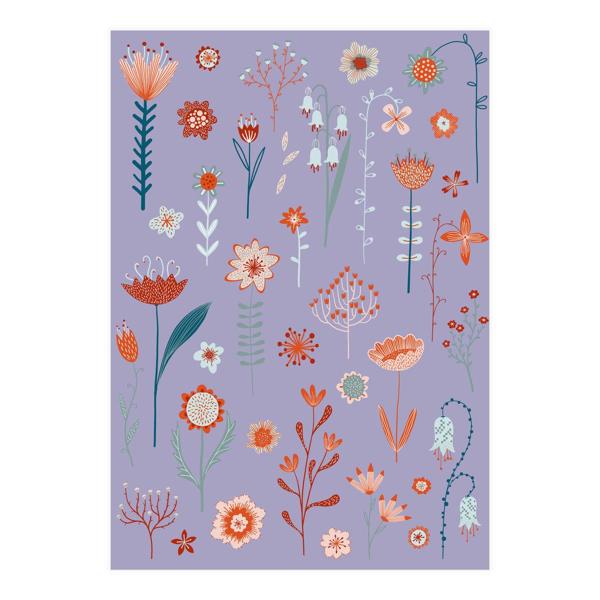 Flowers Of The Summer Purple (Print Only)