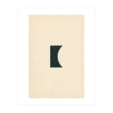 Cut black shape on beige (Print Only) thumbnail