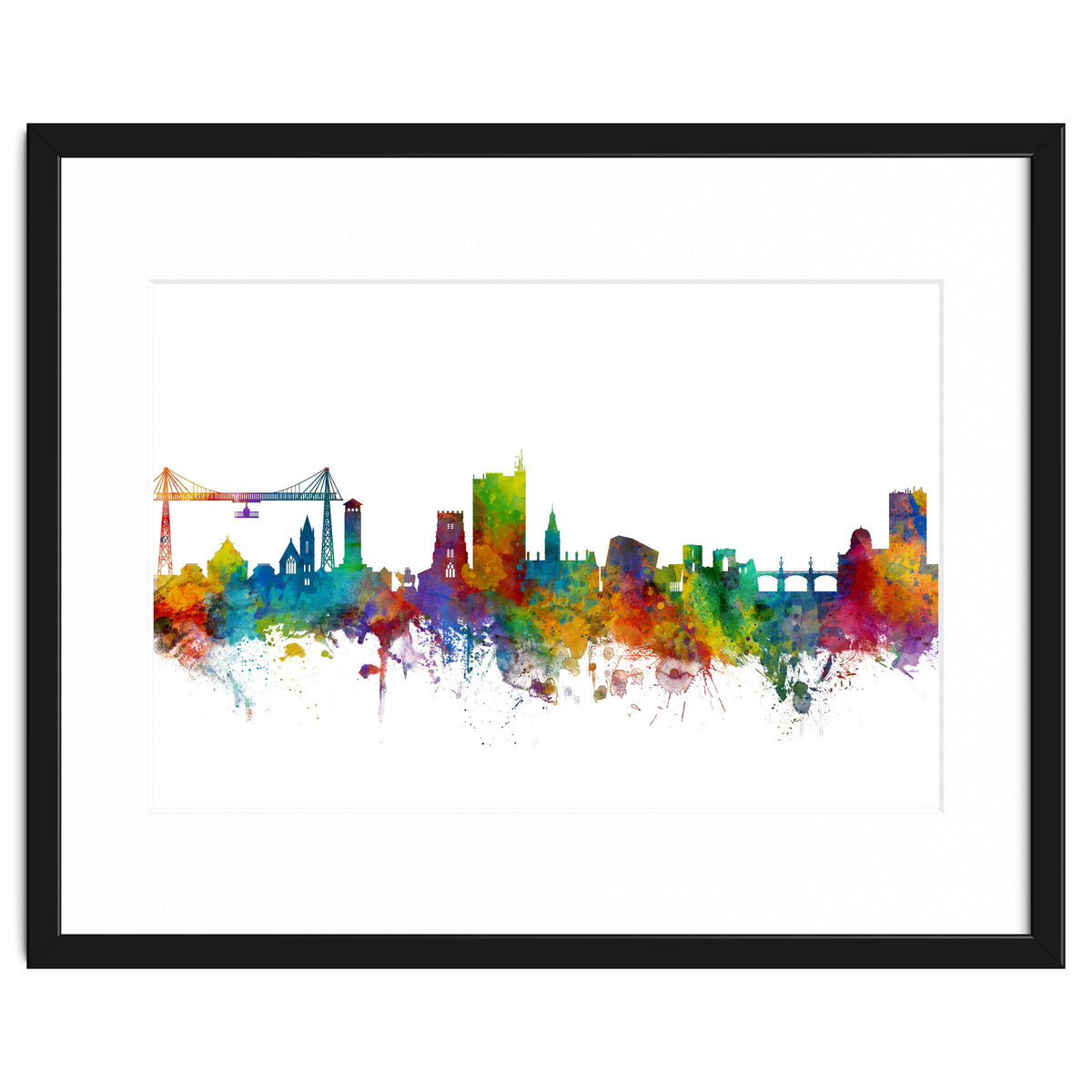 Newport Wales Skyline