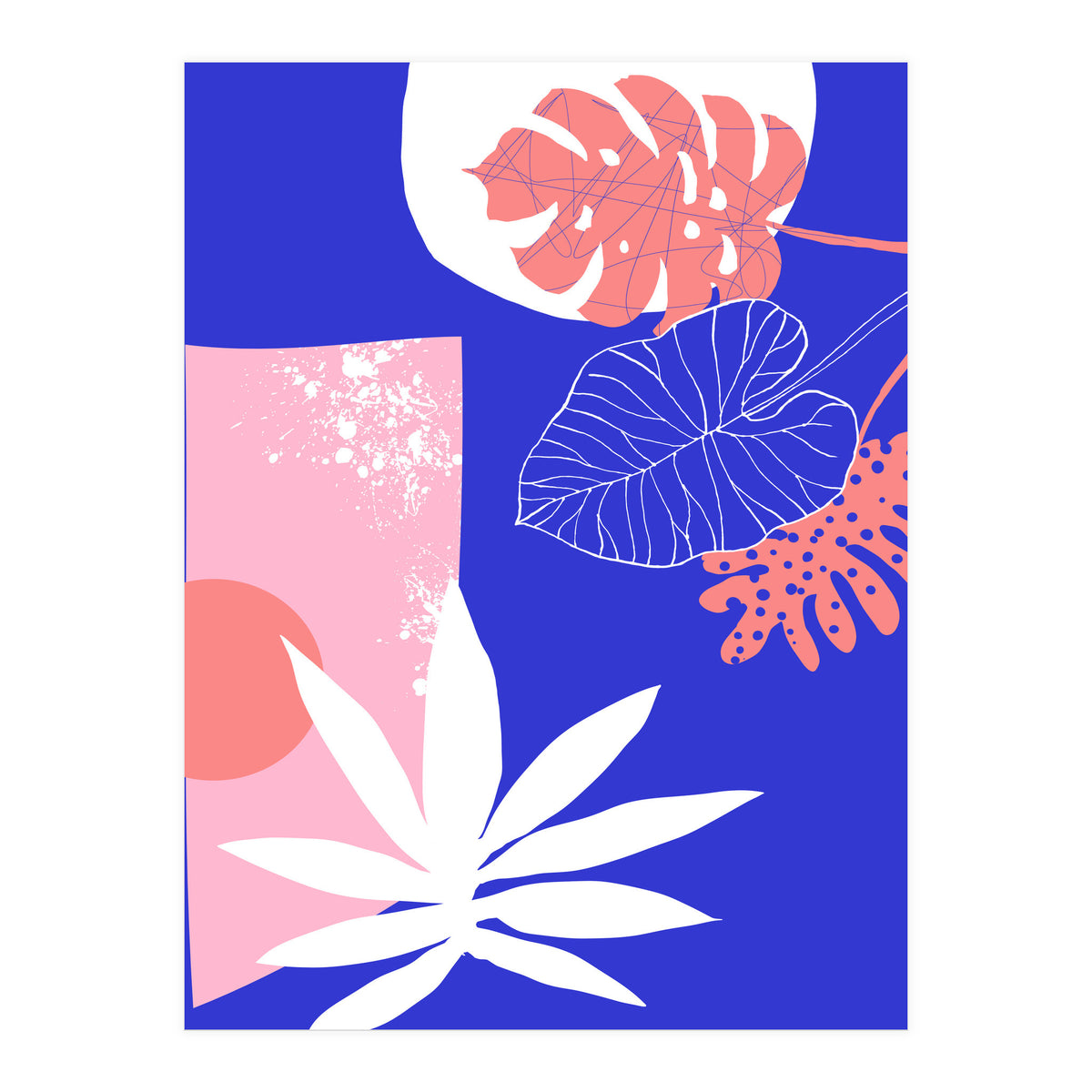 Pink And Blue (Print Only)