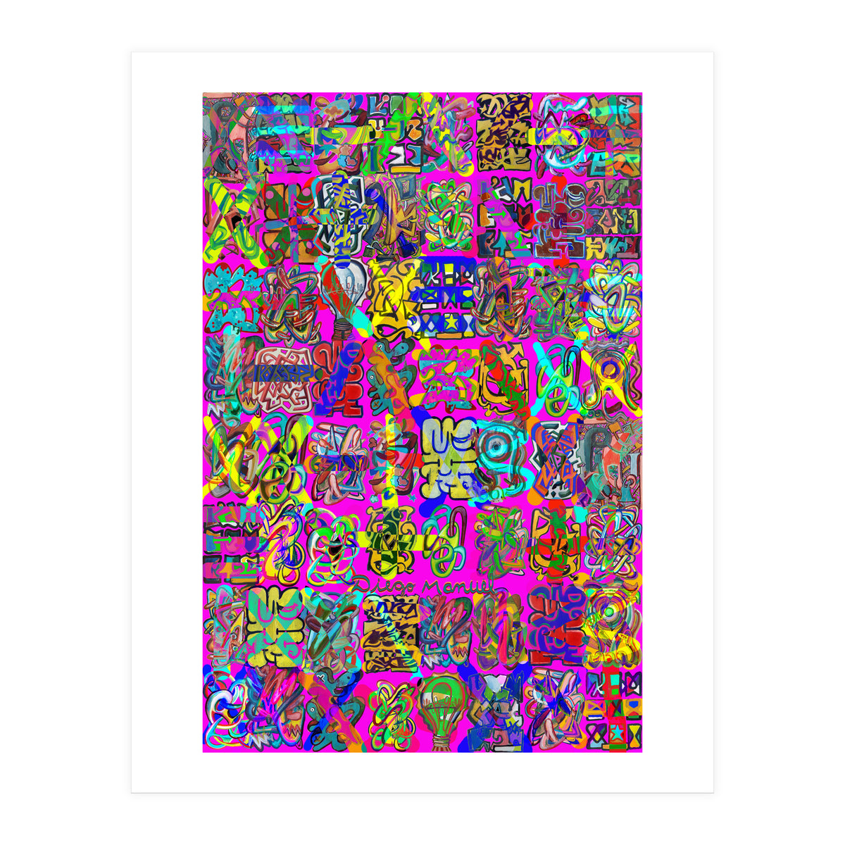 Graffitis 2021 Tapiz 106 (Print Only)
