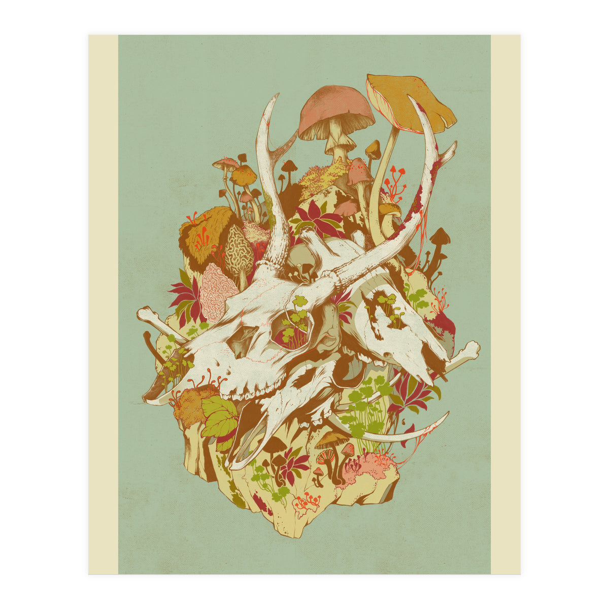 Skulls In Spring (Print Only)