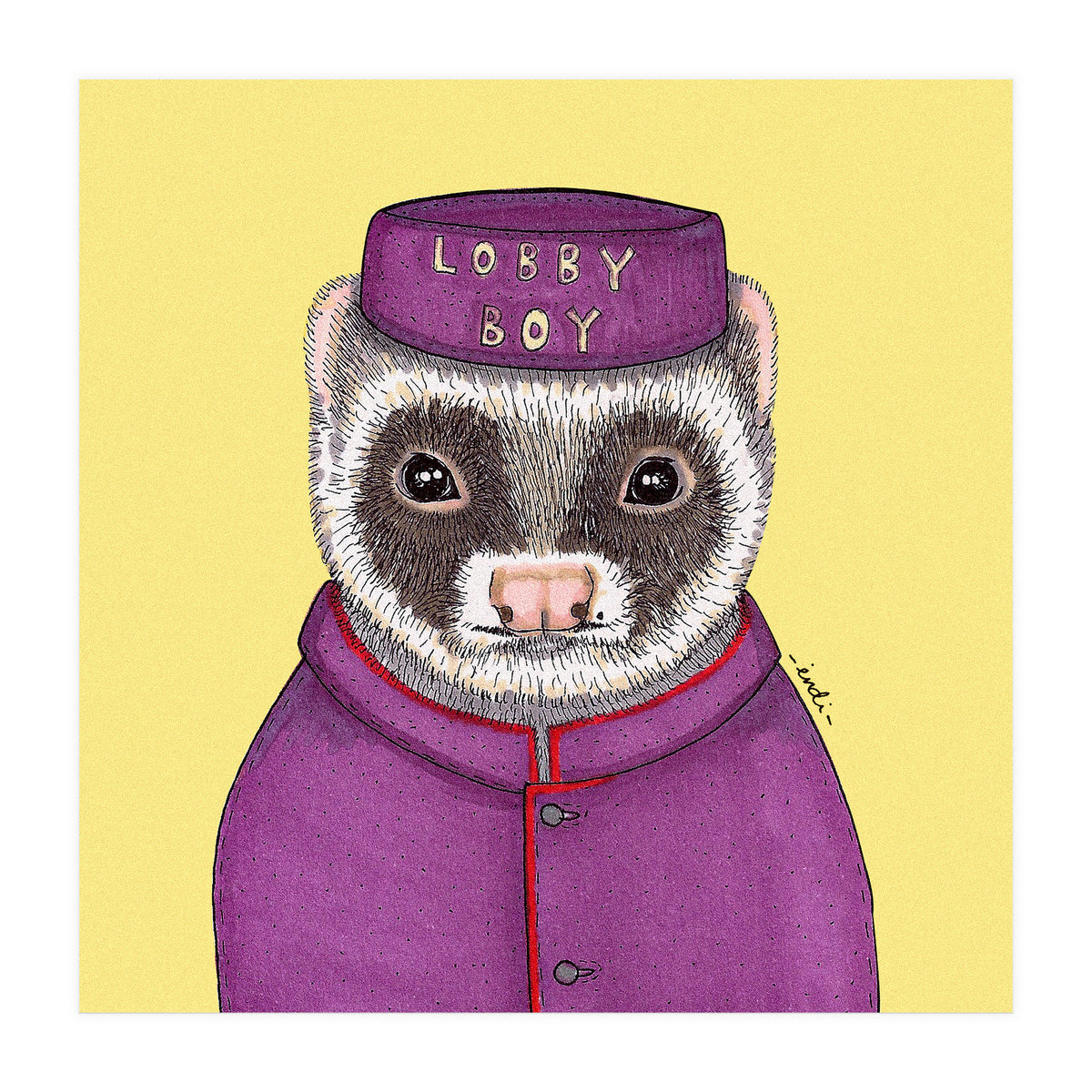 Lobby Boy (Print Only)