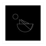Rower | geometric minimal (Print Only) thumbnail
