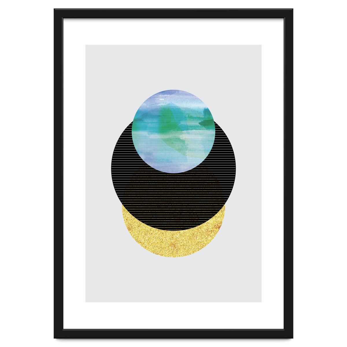 Underwater Sunset Abstract