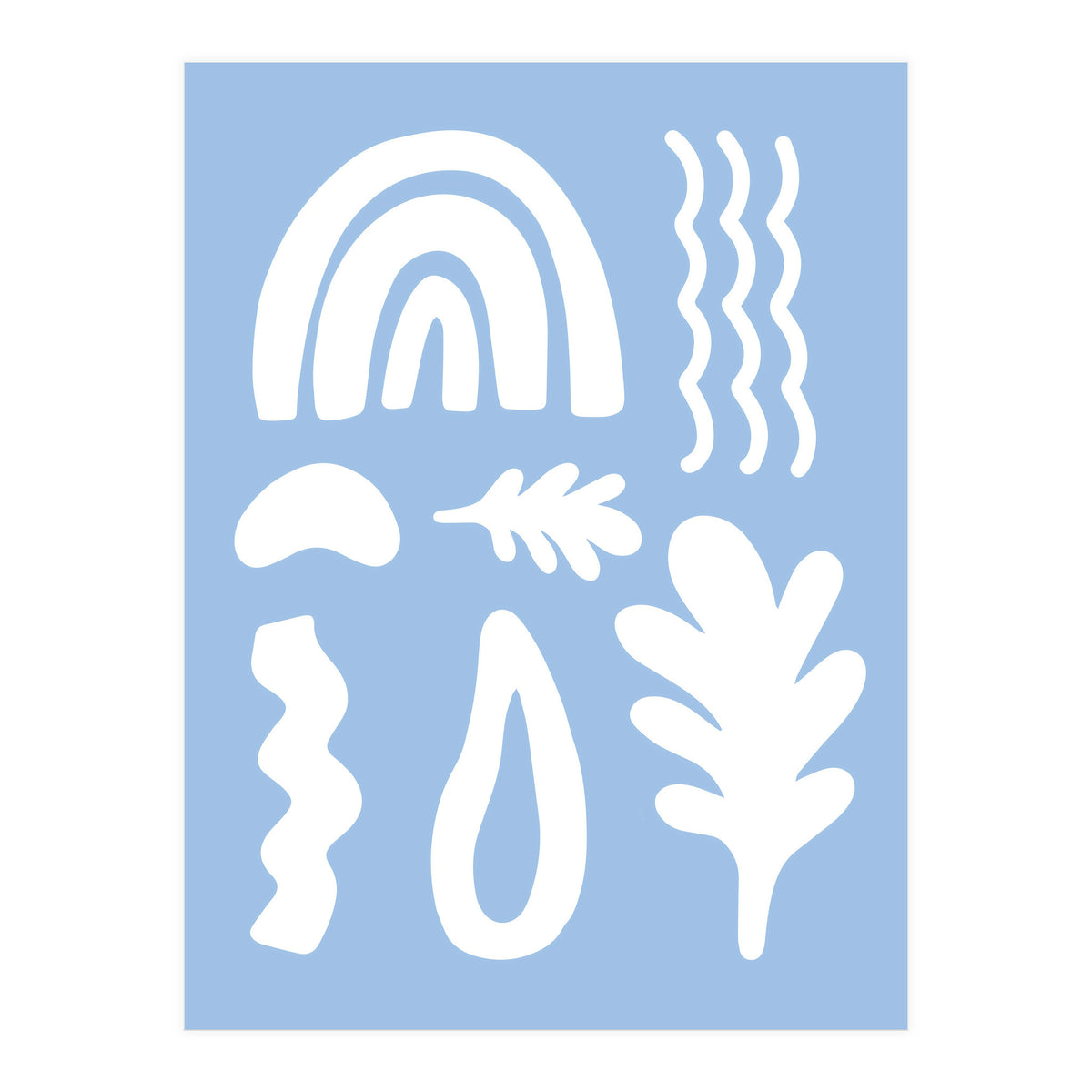 Abstract Happy Shapes (Print Only)