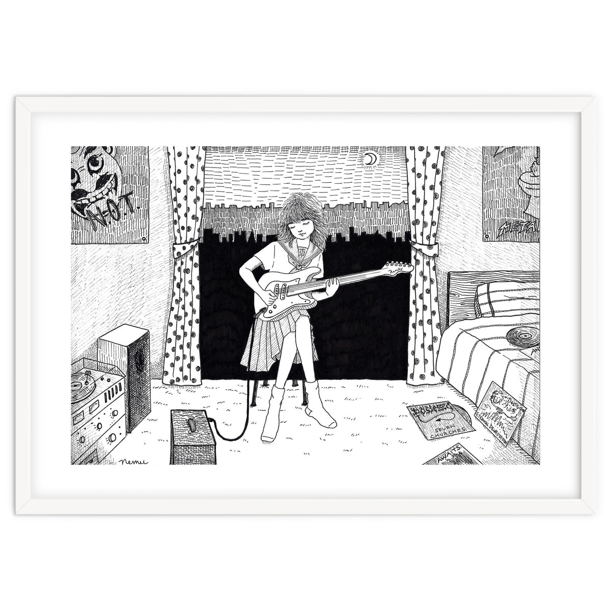 Teenager's Room In The 80's