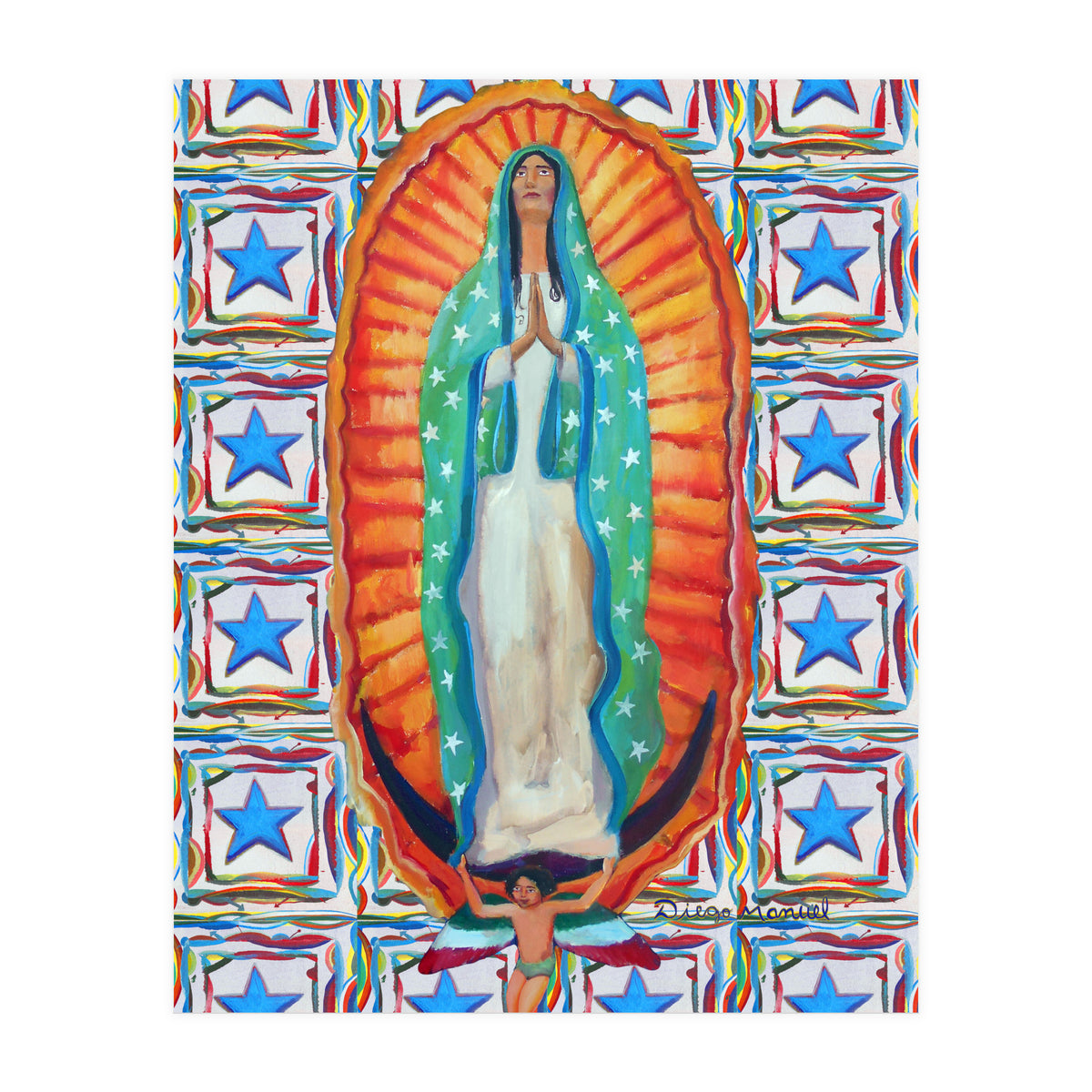 Virgen De Guadalupe 9 (Print Only)