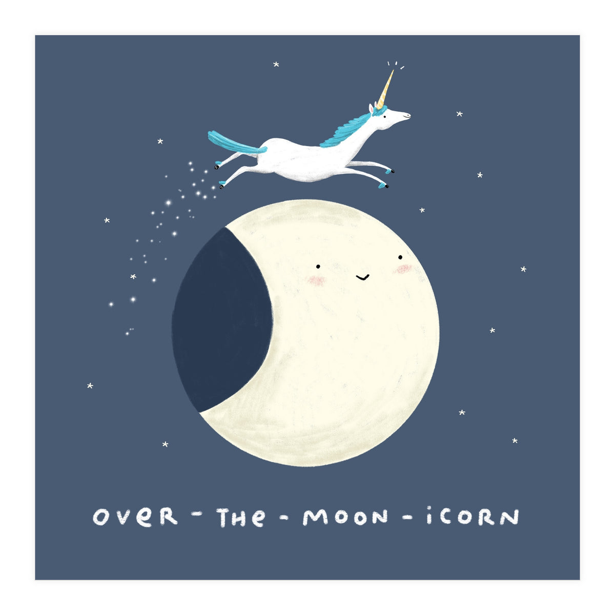 Over The Moon Icorn (Print Only)