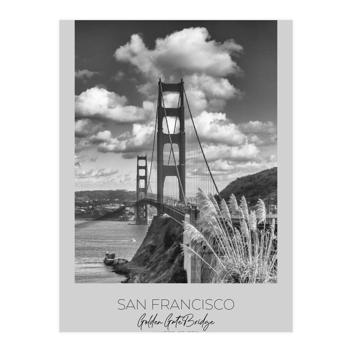 In focus: SAN FRANCISCO Golden Gate Bridge (Print Only)