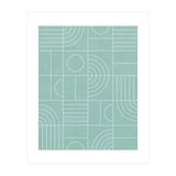 My Favorite Geometric Patterns No.25 - Light Blue (Print Only) thumbnail