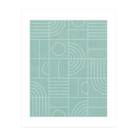 My Favorite Geometric Patterns No.25 - Light Blue (Print Only)